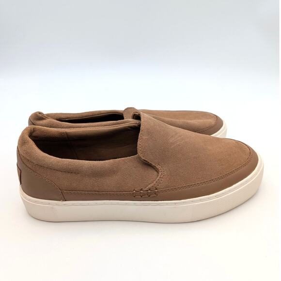 UGG Zilo Slip On Comfort Sneakers Shoes Women's Brown/White Size US9.5 EU40.5 - Picture 4 of 12